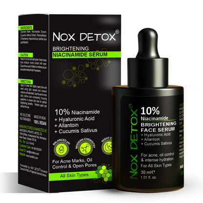 NOX DETOX Brightening Face Serum 30 ml - For all skin types