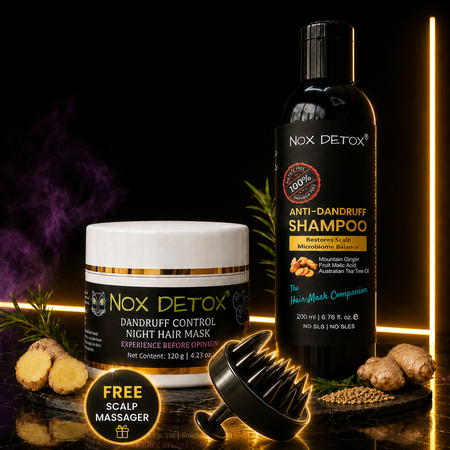 Anti-Dandruff Shampoo + Dandruff Control Night Hair Mask Combo