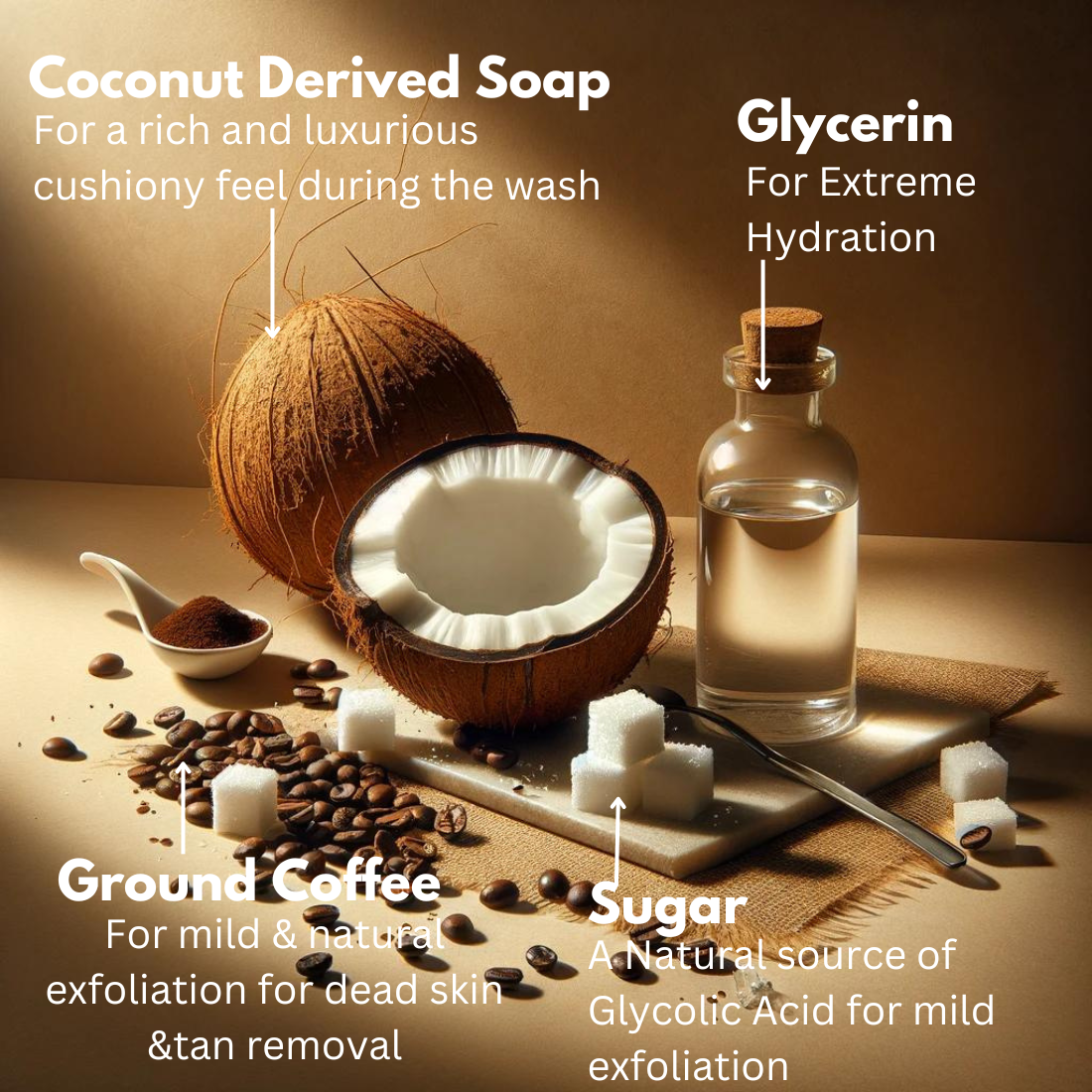 Coffee Whipped Cream Scrub for Face & Body
