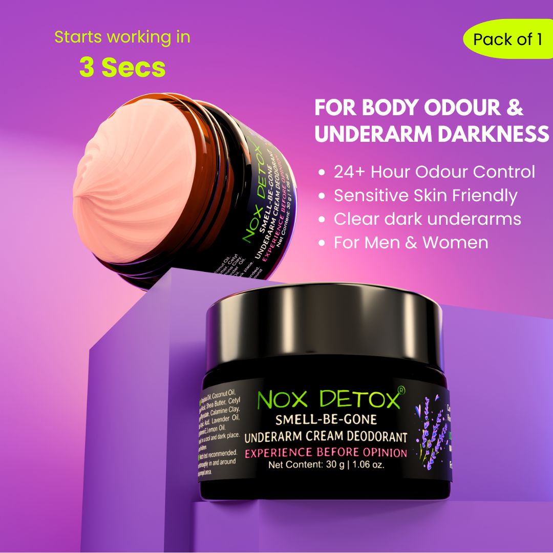 SMELL-BE-GONE Underarm Cream Deodorant with Kojic Acid & Vitamin E