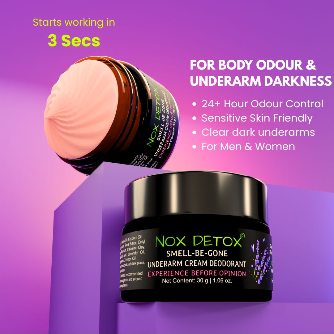 SMELL-BE-GONE Underarm Cream Deodorant with Kojic Acid & Vitamin E