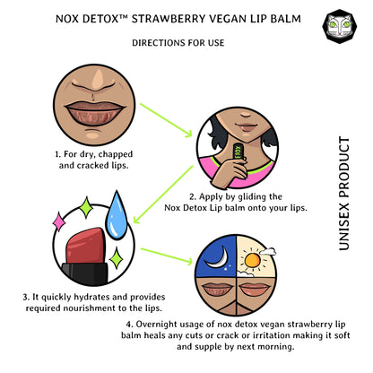 How to use strawberry flavored lip balm